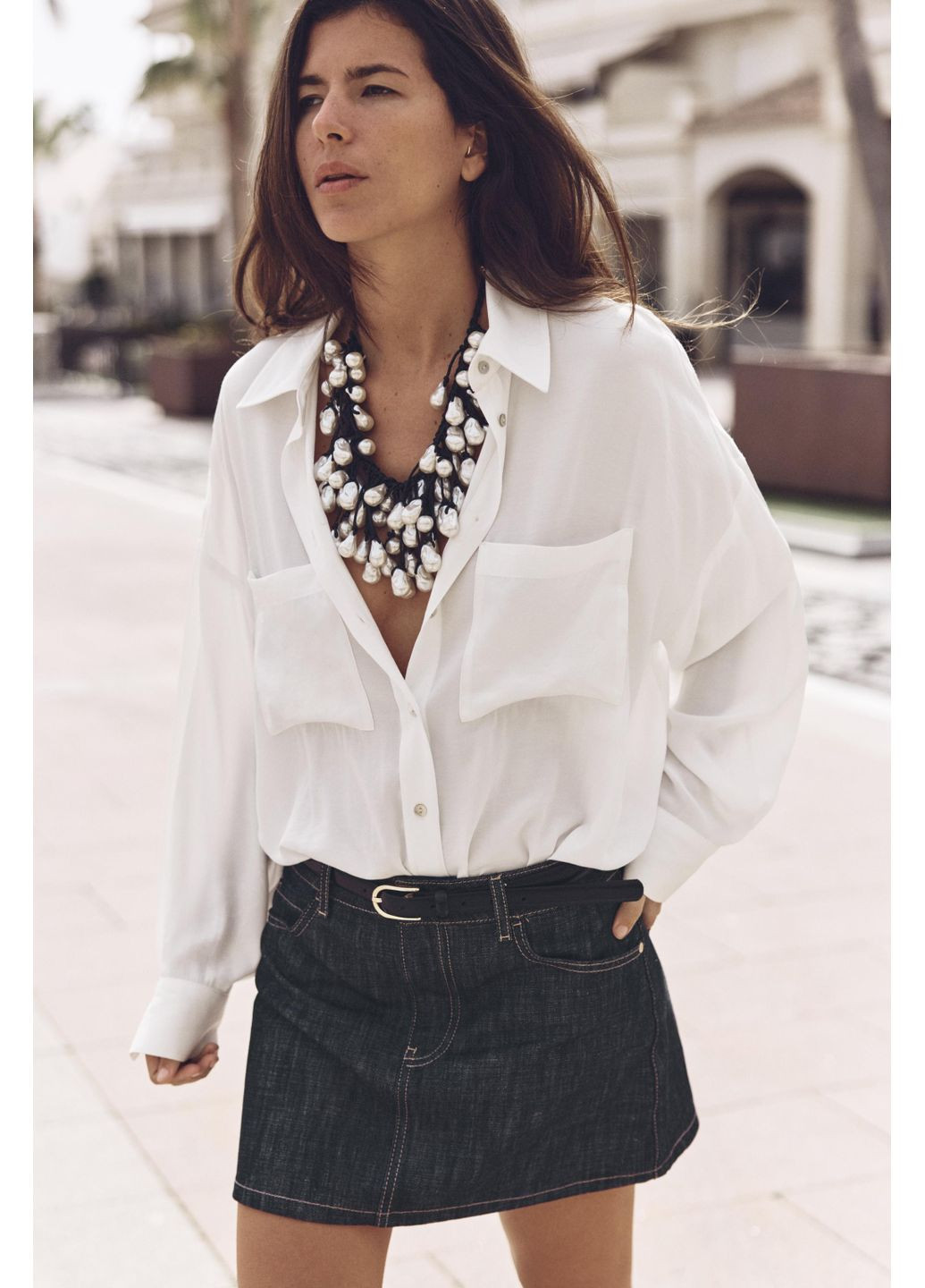 Базова поплінова сорочка Zara (360895260)