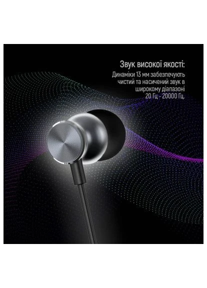 Наушники 3.5 mm Wired Earphone UrbanBeat Black (CW-WD03BK) Colorway (396688053)