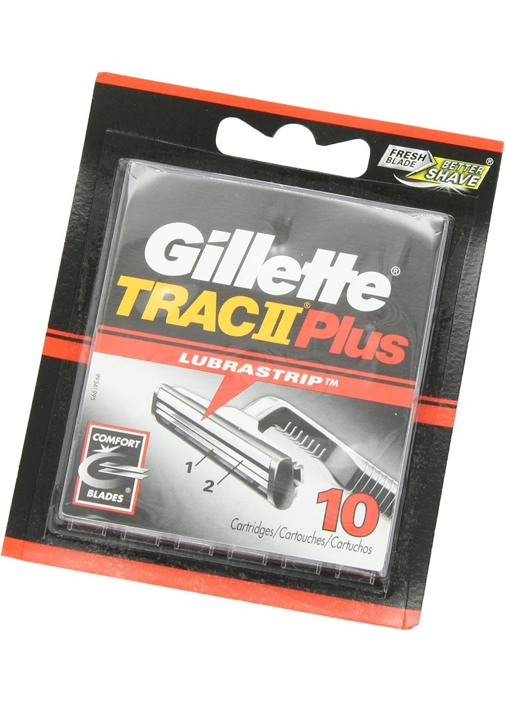 Змінні картриджі TRAC II Plus 10 шт Gillette (278773581)