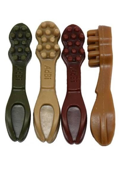 Дентальні ласощі для собак у вигляді зубних щіток 7,5 см 300 г 30 шт (P33) (5904730240710) Adbi (354702194)