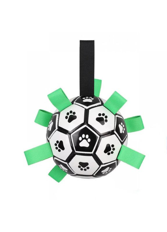 Футбольный мяч для собак с нейлоновыми язычками Soccer Ball Комплект (6953182741060) M-Pets (327391625)