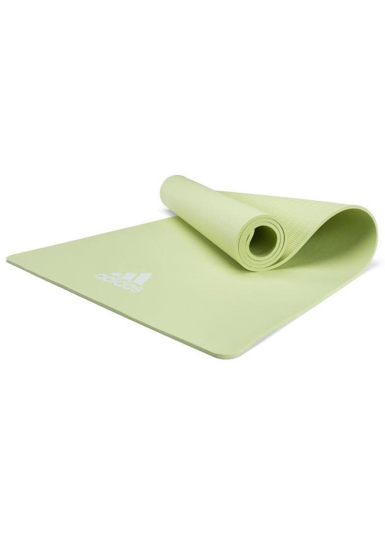 Килимок для йоги Yoga Mat зелений Уні 176 х 61 х 0,8 см ADYG-10100GN adidas (386424623)