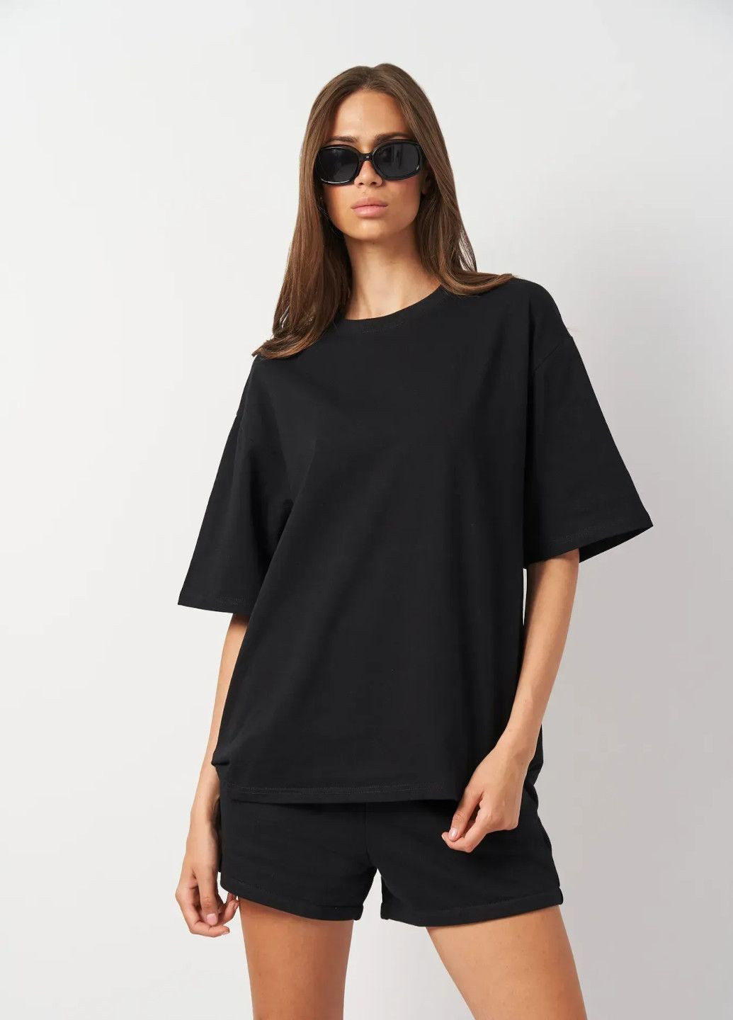 Футболка женская оверсайз Роза - (338189033)