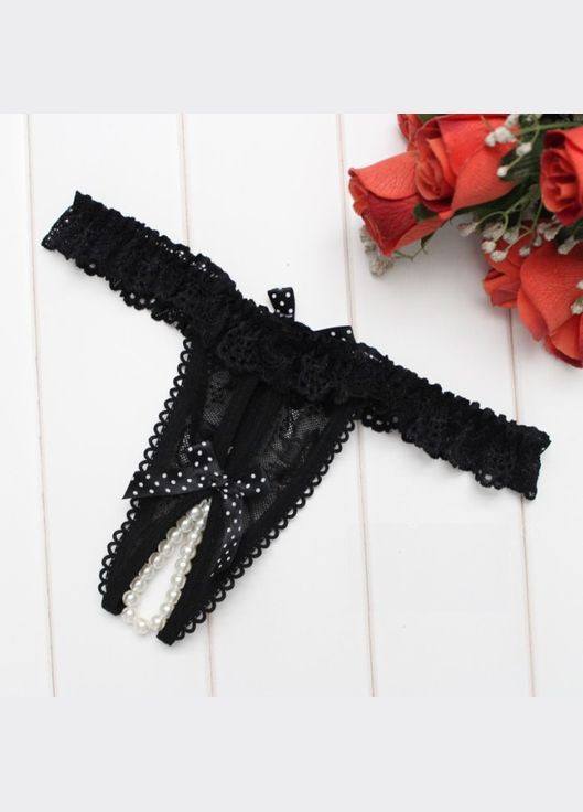 Трусики с нитью из жемчужин OneSize (8-26) No Brand (312005213)