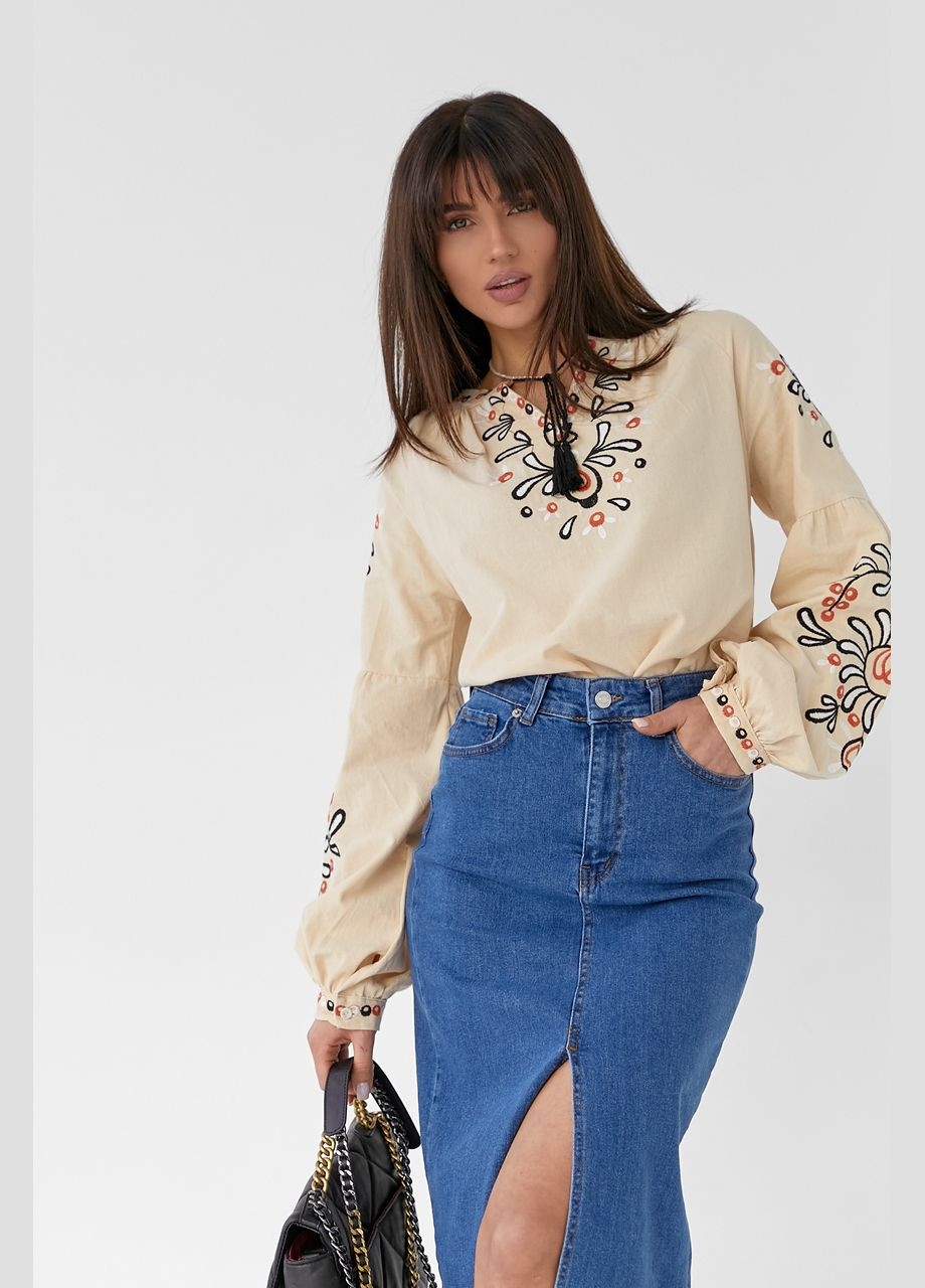 Жіноча вишиванка Соняшна ESQ 3605 (303898887)