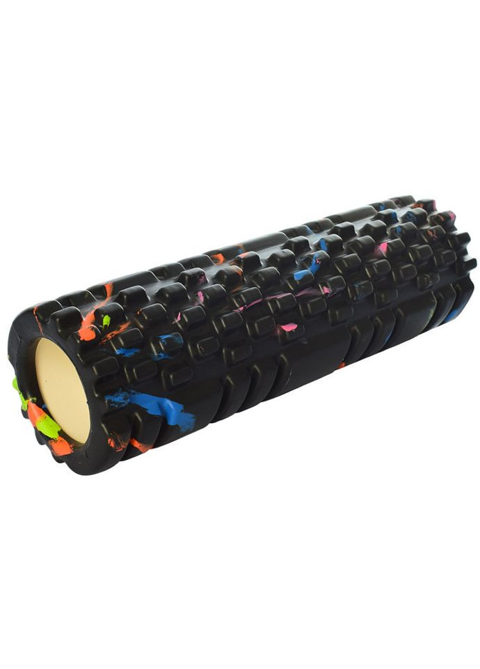 Масажер MS 2126 рулон для йоги Чорний Metr+ (326520461)