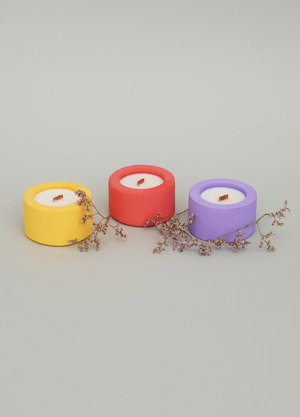 Подарочный набор ЭКО свечей, аромат Black wood (Черное дерево) Svich Shop 3 (282720103)