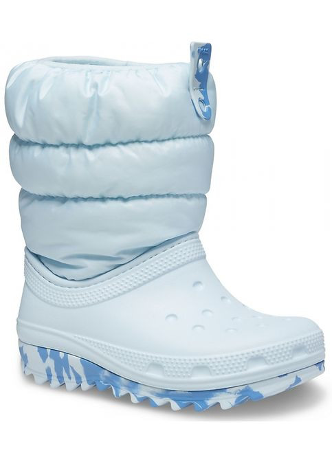Зимние зимние сапоги детские kids classic neo puff boot mineral blue 207684 Crocs