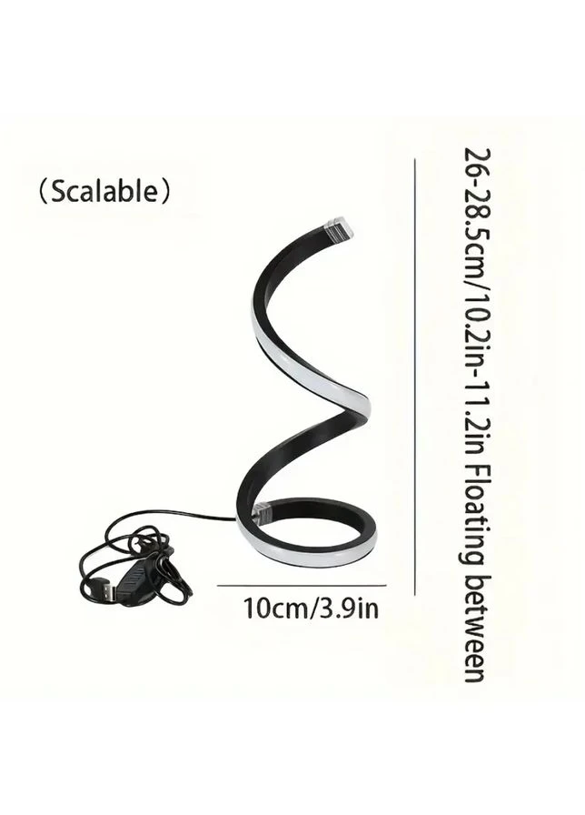 Лампа LED спираль USB 3 режима белый No Brand (390092039)