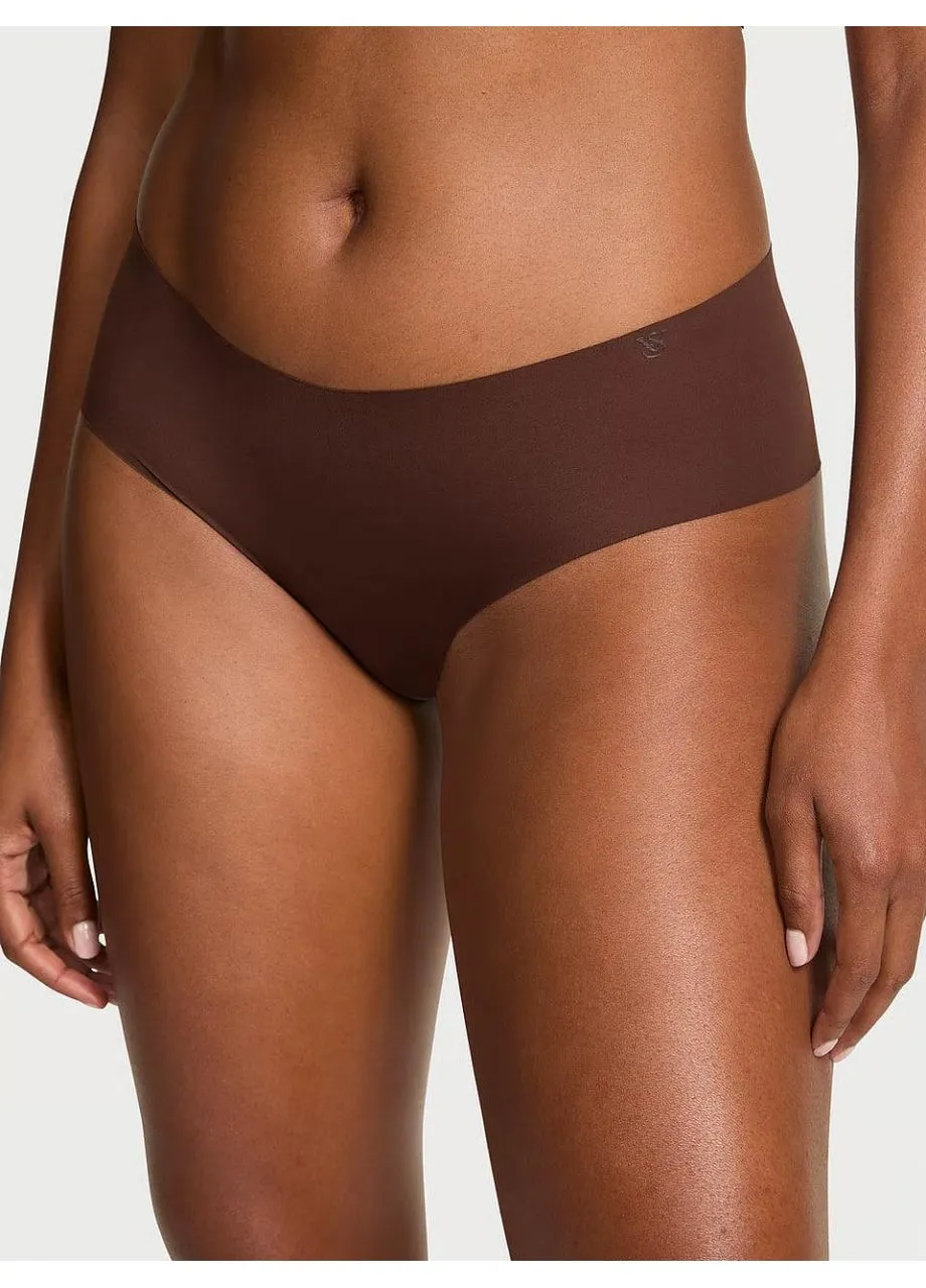Трусики-чіки жіночі безшовні No-Show Cheeky Panty коричневі M Victoria's Secret (401238015)