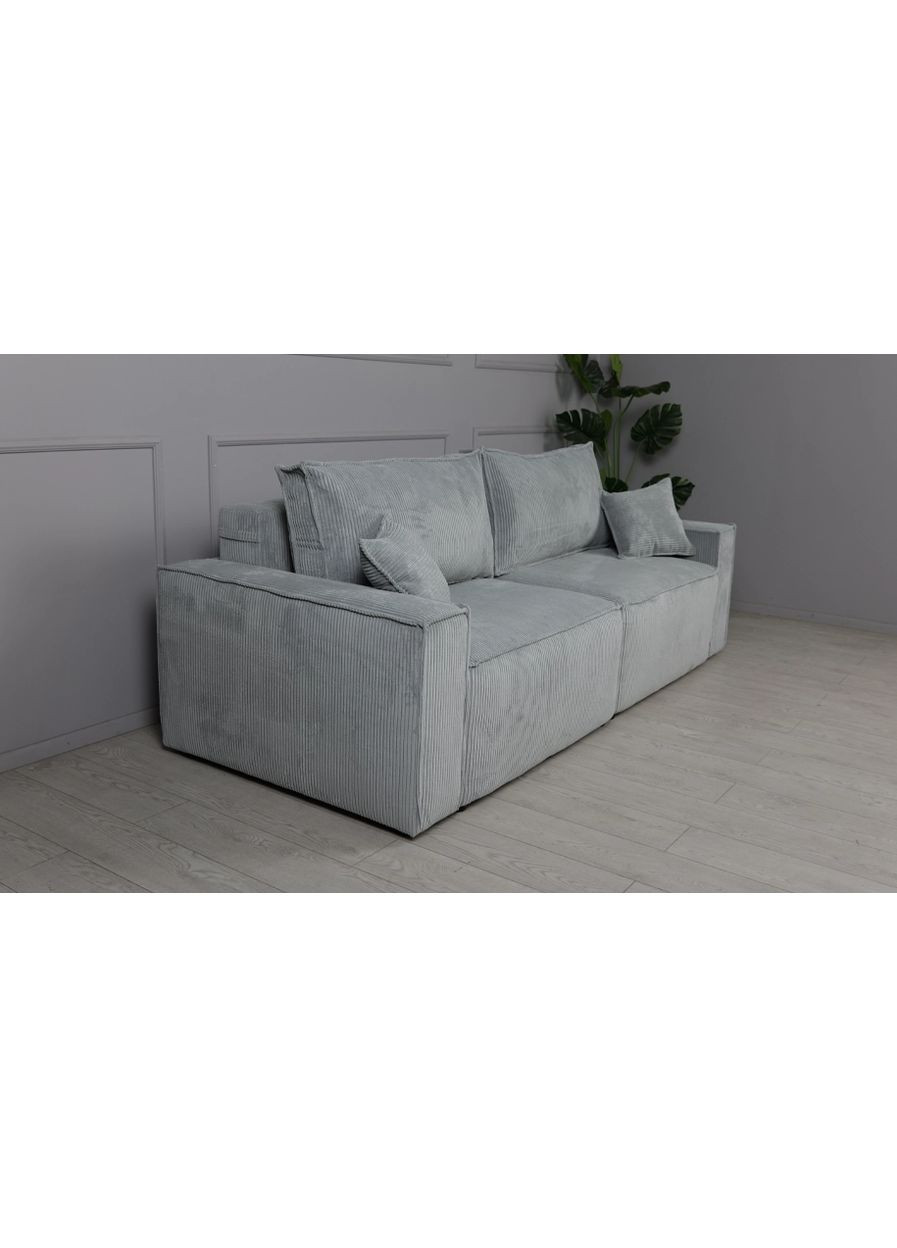 Диван прямий Тетріс розкладний сірий Frisco (373039121)