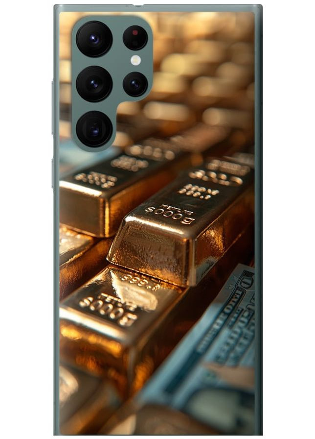 Силіконовий чохол 'Сяйво золота' для Endorphone Samsung Galaxy S22 Ultra (291131526)