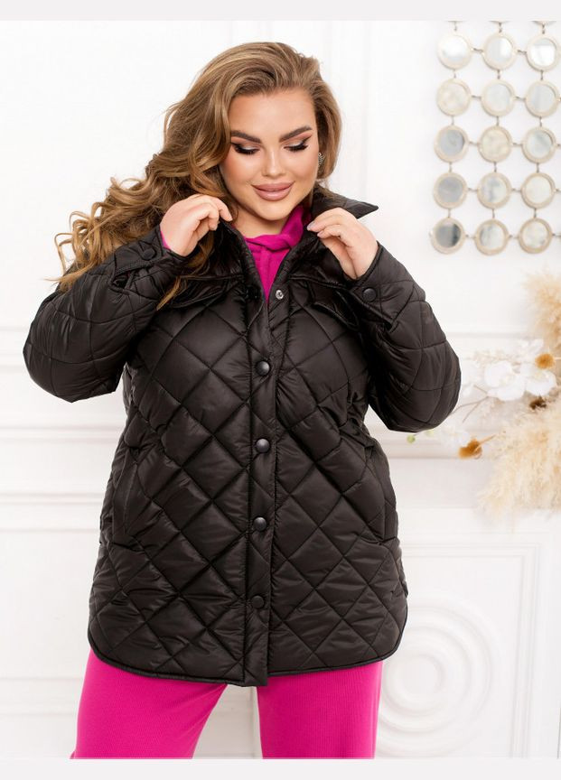 Чорна демісезонна куртка Liton