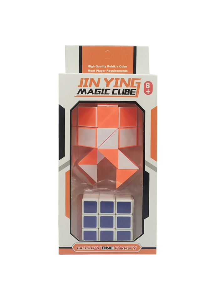 Кубик зі змійкою T1110 в коробці Помаранчевий BMW (316269637)