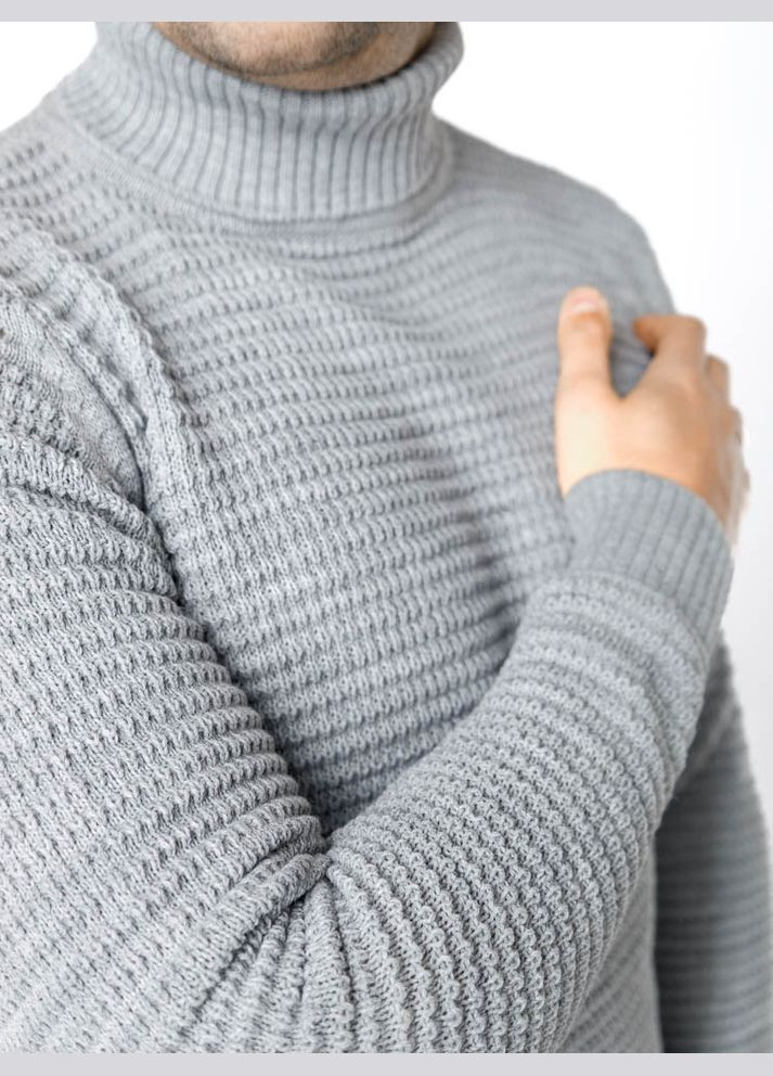 Чоловічий гольф з довгим рукавом колір сірий CB-00233231 BFORS (309020390)