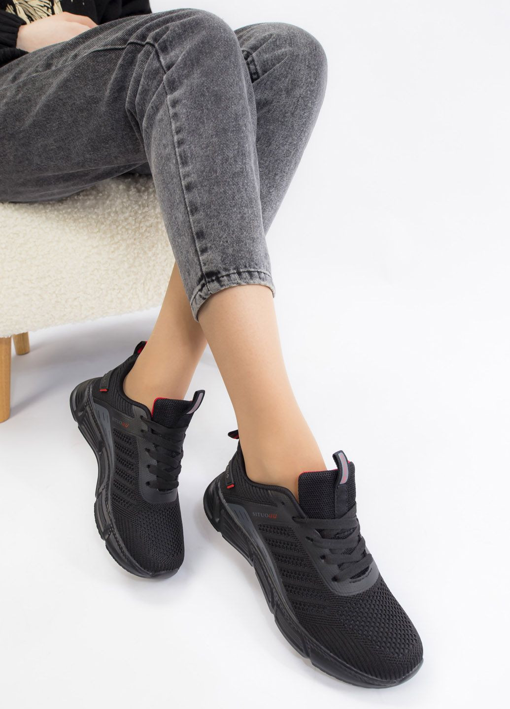 Кросівки жіночі Situo чорні всесезони (324440768)