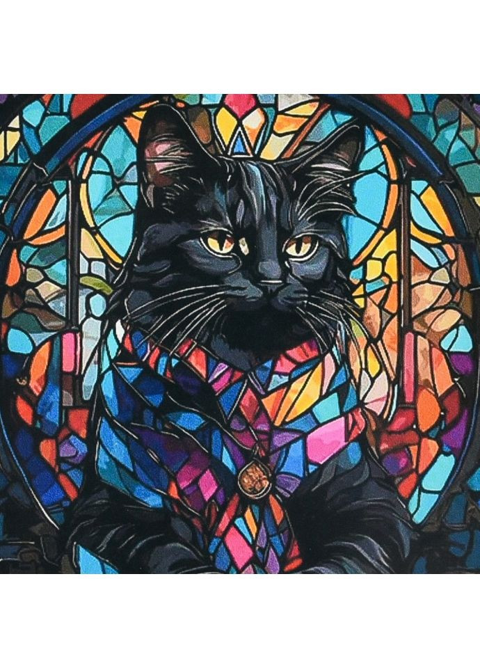 Алмазна мозаїка "Магія чорного кота" DEEX16279 не повна викладка Strateg (366023600)