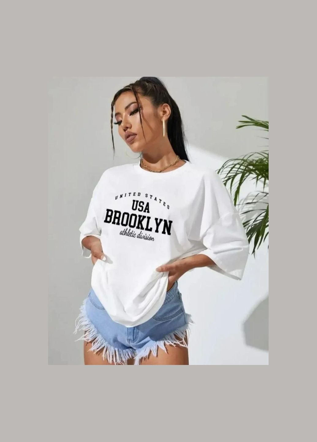 Футболка жіноча з принтом Біла 2664081990 No Brand - (342398294)