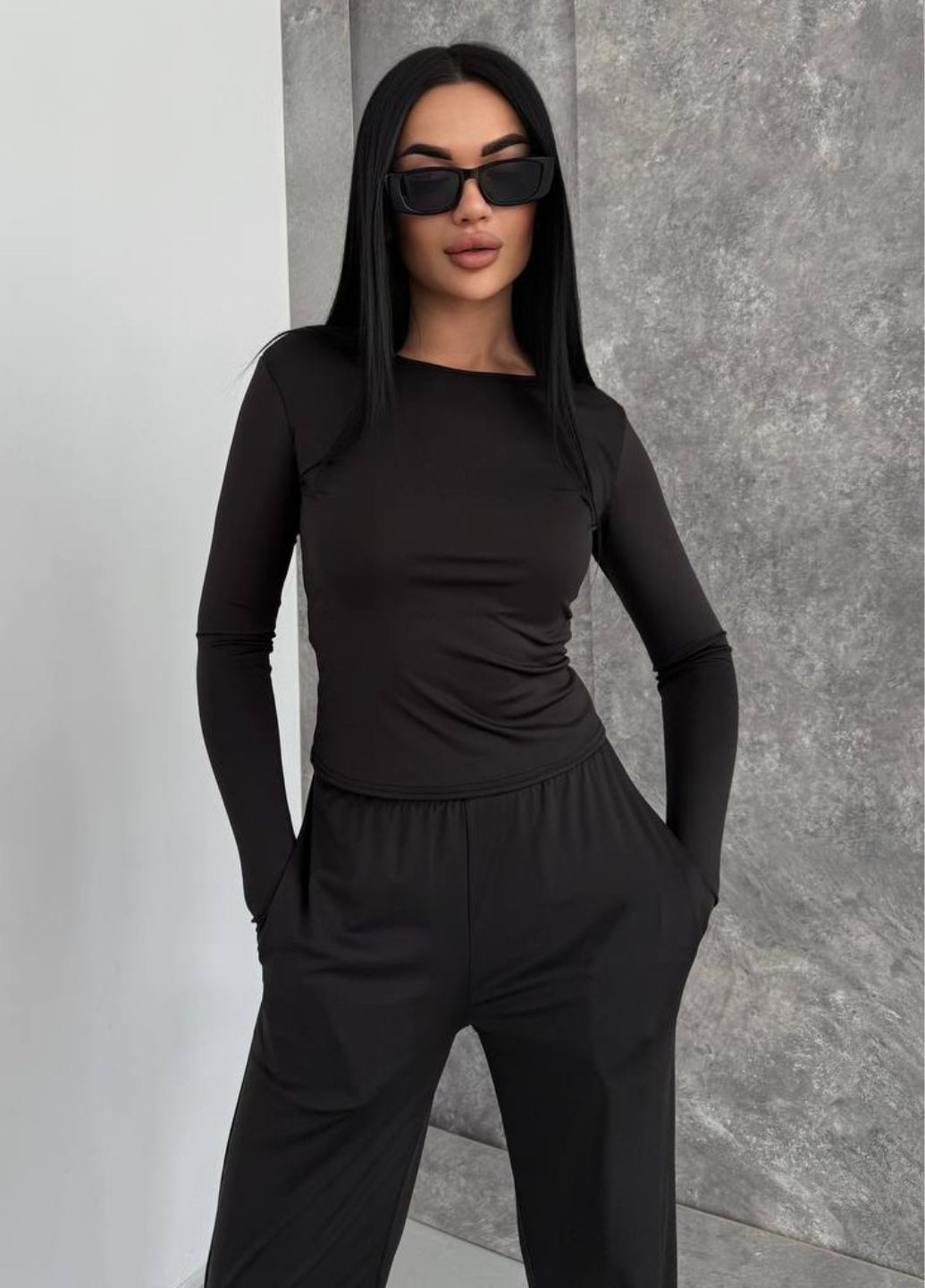 Костюм трійка: Лонгслів, футболка та штани вільного крою Tik-Tak (328265764)