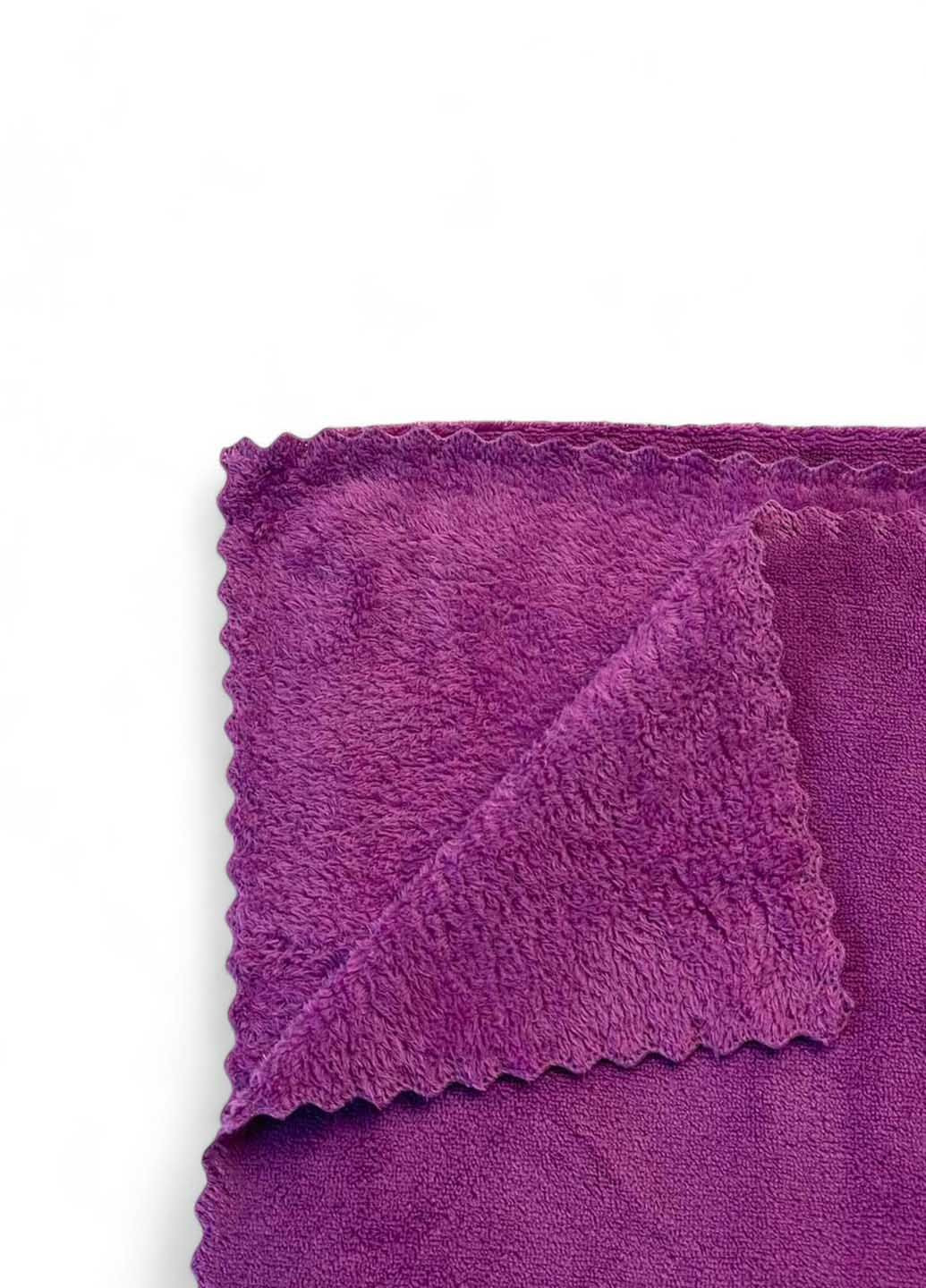 Рушник банний великий мікрофібра 160х90 см Homedec однотонний фіолетовий