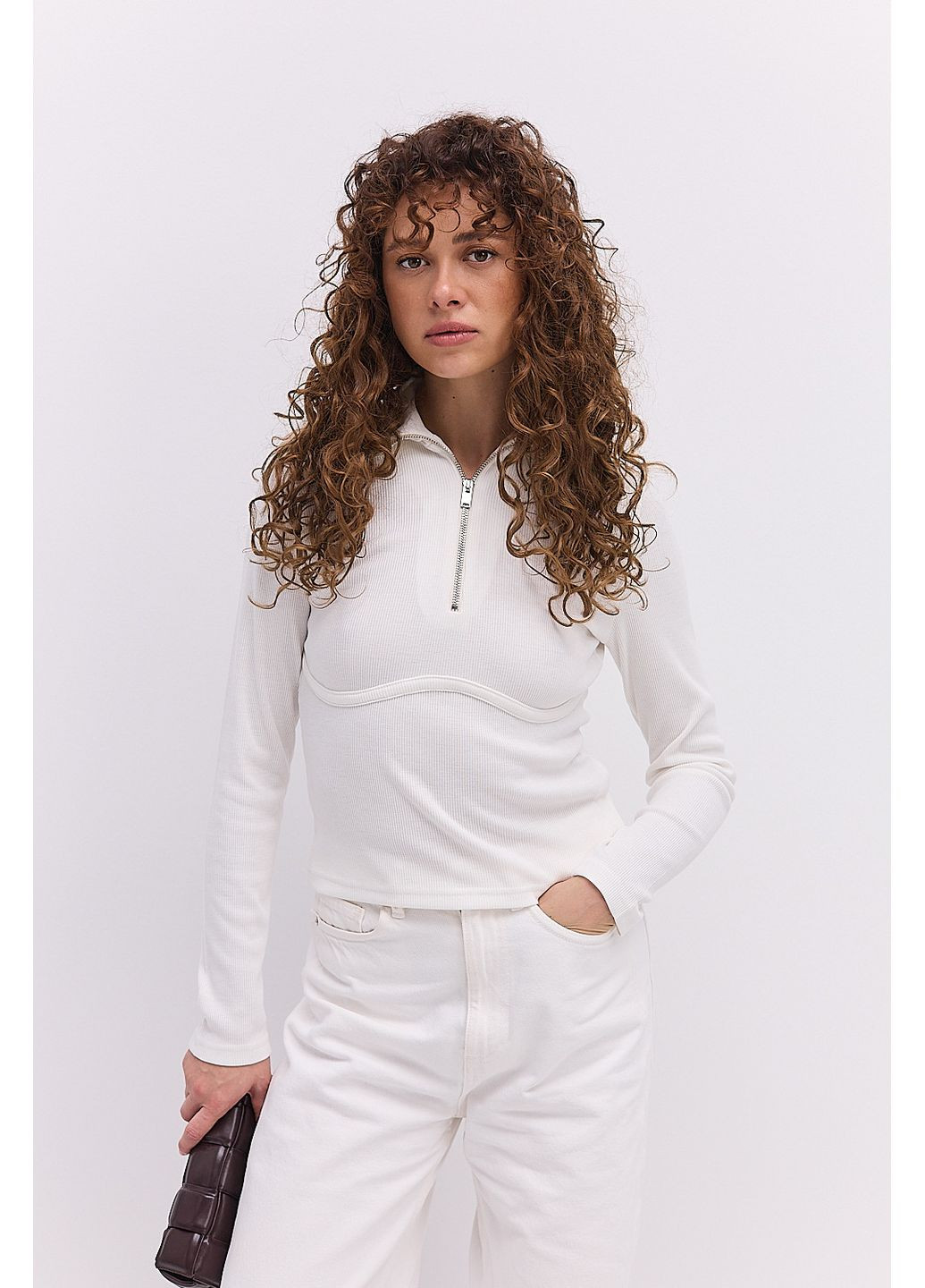 Женская водолазка с воротником на молнии Arjen (362556063)