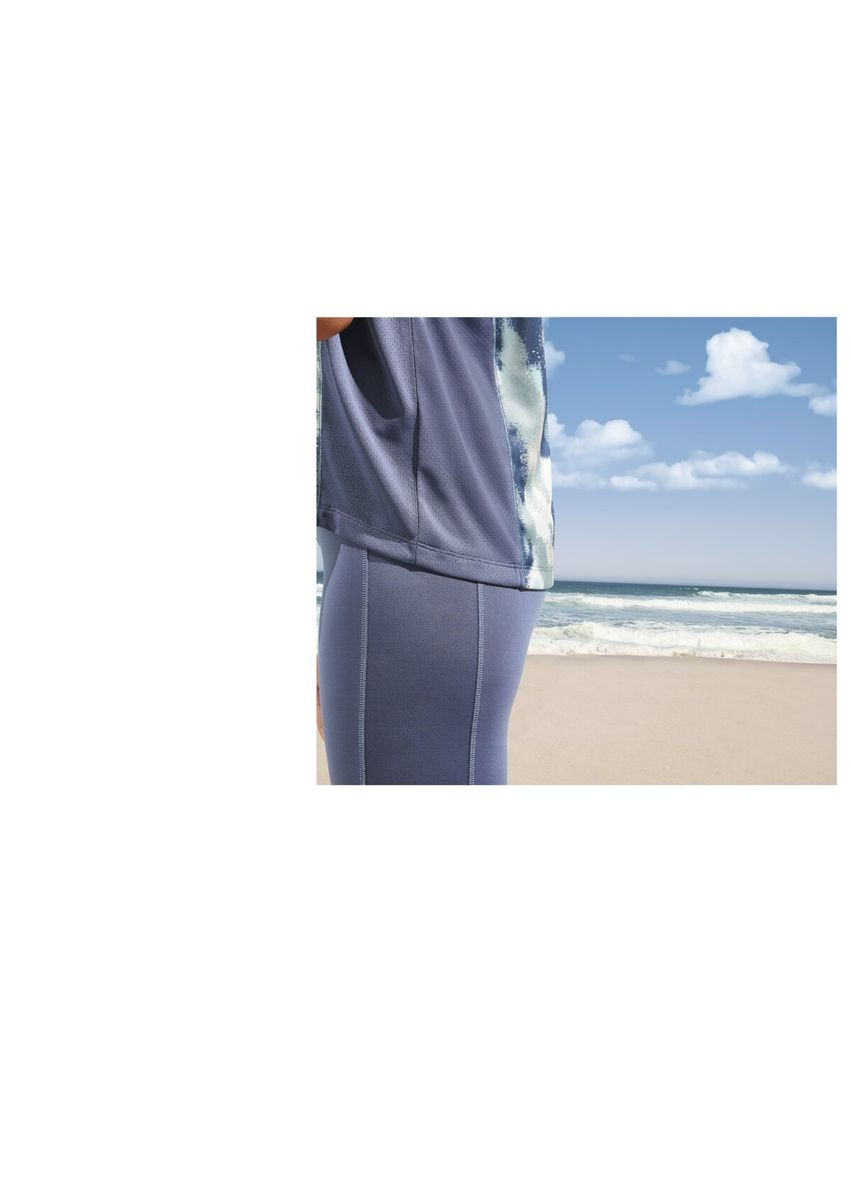 Комбінована демісезон спортивна футболка оверсайз з сітчатою вставкою для жінки 409656 різнобарвний Crivit