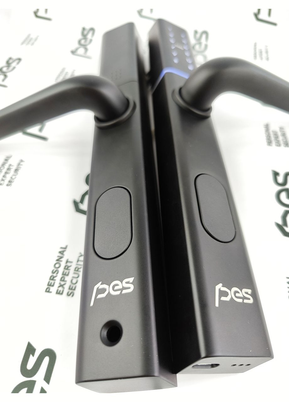 Розумний замок з отворами під циліндр Ford 2 чорний PES (347324734)