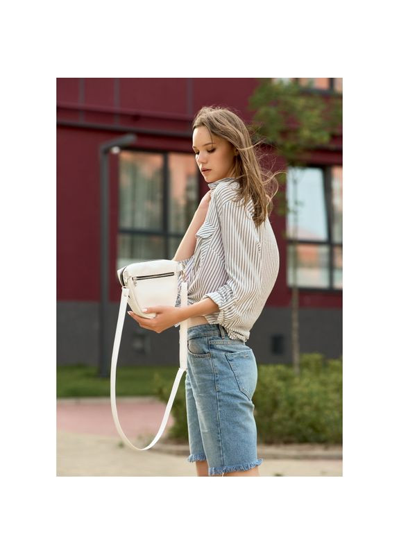 Жіноча кросбоді сумка Sofi біла Sambag (322870617)