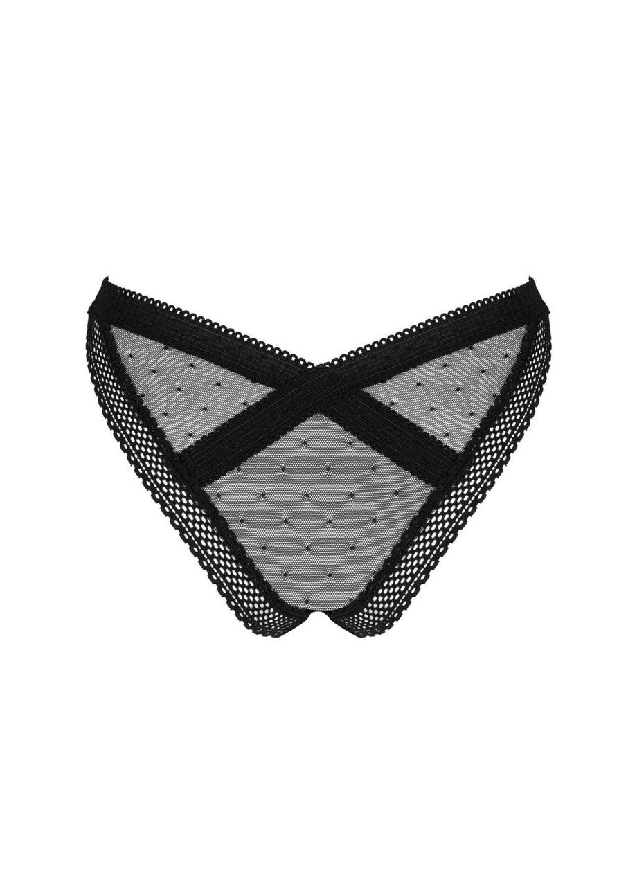 Кружевные трусики с заниженной талией Estiqua panties XS/S, black Obsessive (303877775)