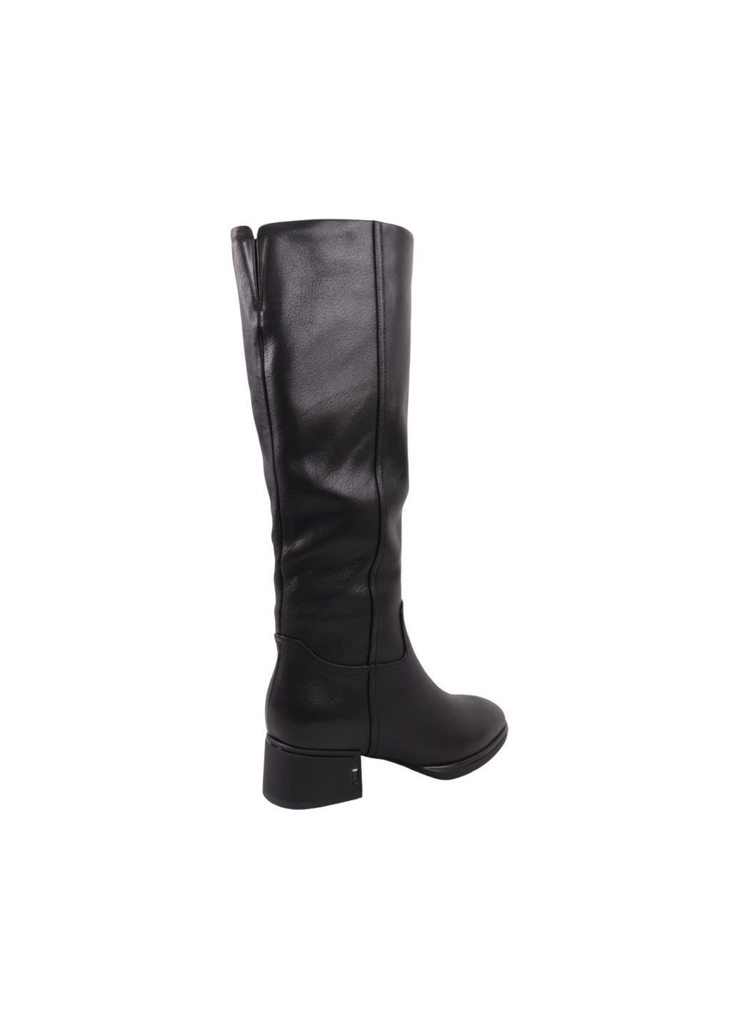 сапоги женские черные натуральная кожа Molka