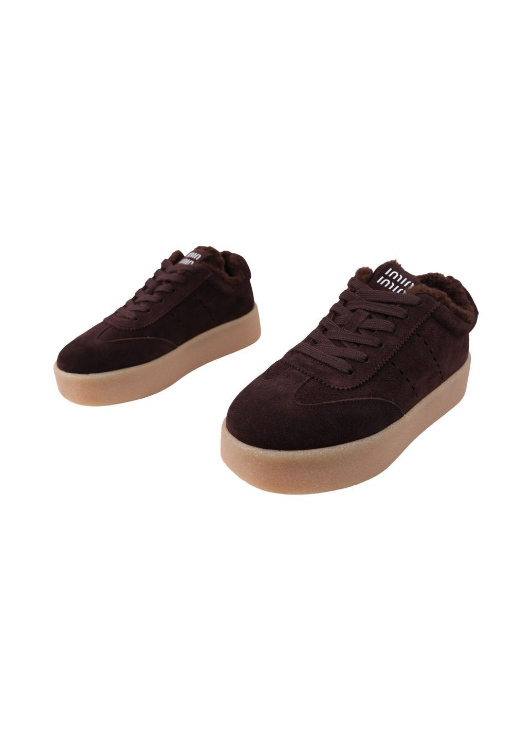 Кроссовки женские коричневые натуральная замша Fashion 227-(T)-26ZTS коричневые (365443637)