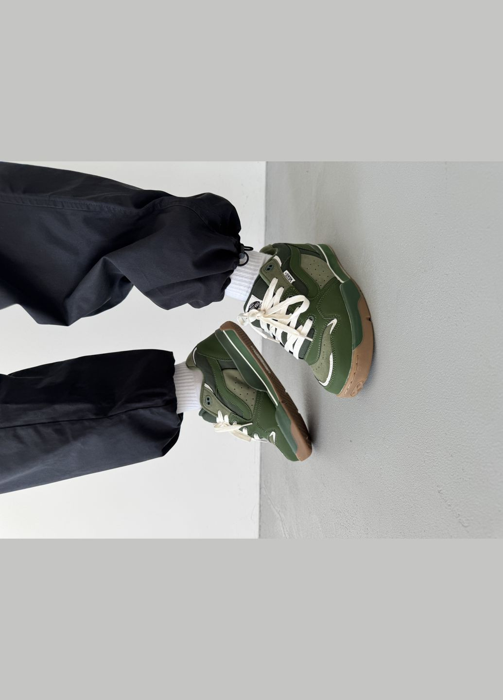 Хакі Осінні кросівки чоловічі vans rowley xlt x dime khaki | ванс ровлі хтл хакі No Brand