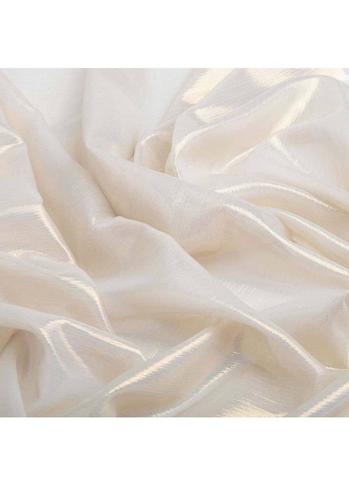 Тканина шифон стрейч із напиленням Cold 55 г/м2 150 см для суконь, блуз, декору та аксесуарів св/беж IDEIA (357226938)