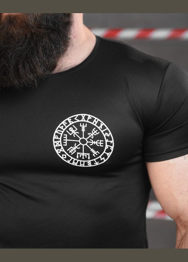 Тактична футболка потоотводяща Руни Смерть зачекає чорна Freedom (329695112)