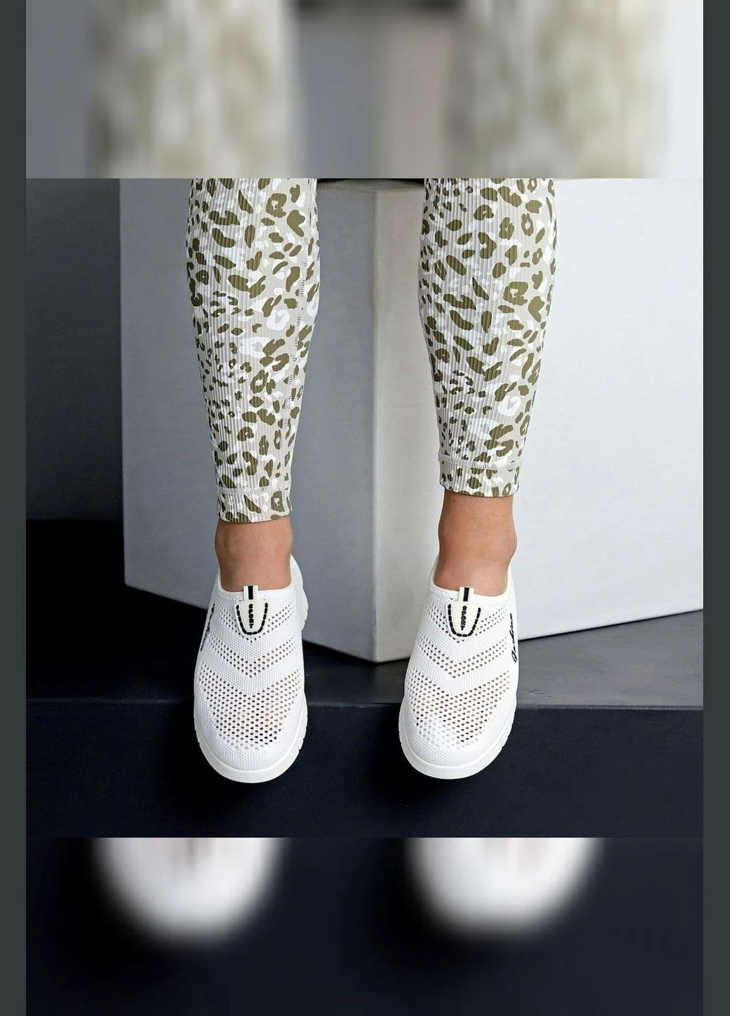 Жіночі білі текстильні мокасини — легкі, дихаючі та стильні для літа Viki Мокасини (339602426)