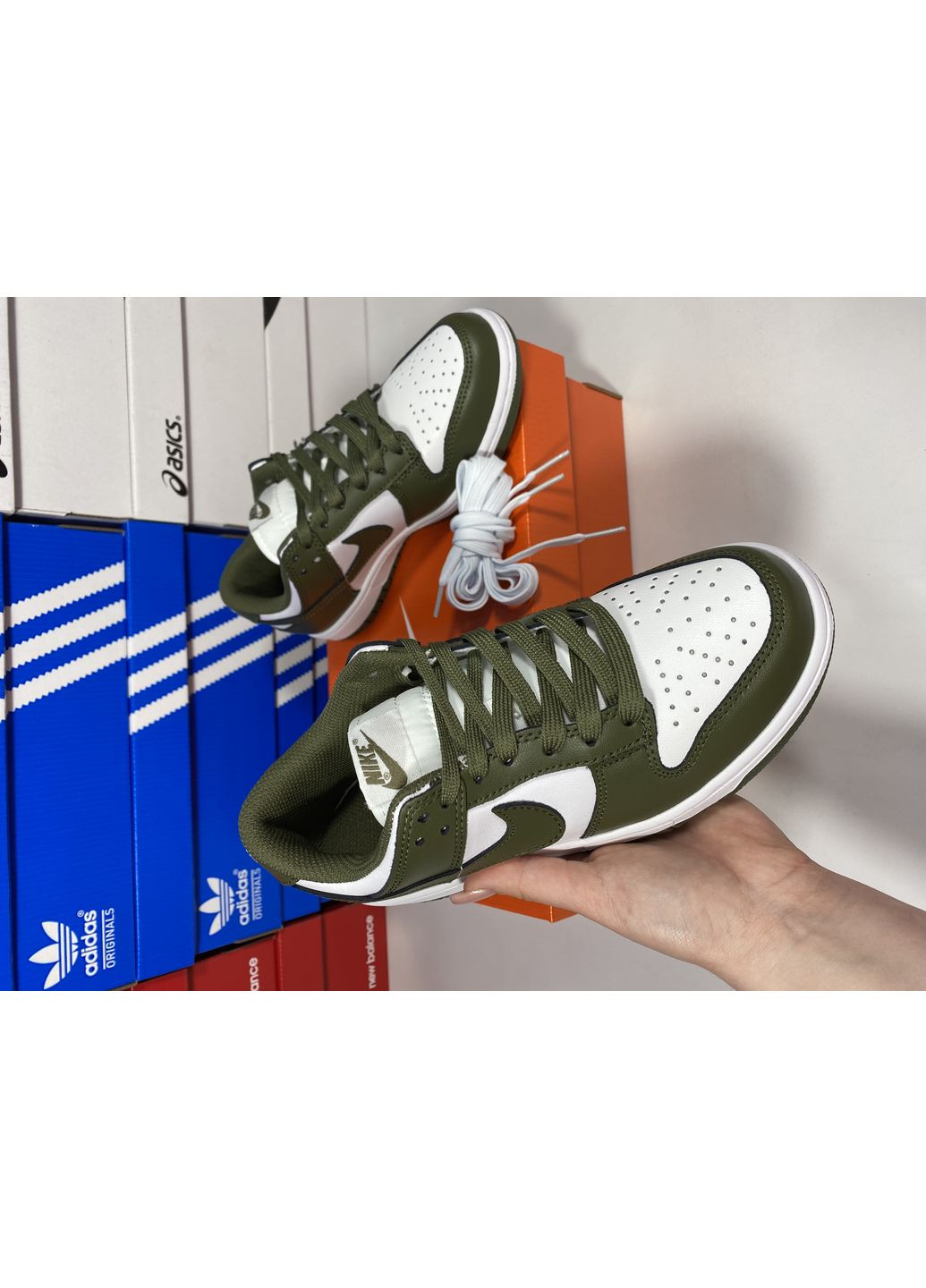 КРОСІВКИ ЖІНОЧІ NIKE DUNK SB KHAKI НАЙК СБ ДАНК No Brand комбіновані демісезони (368855829)