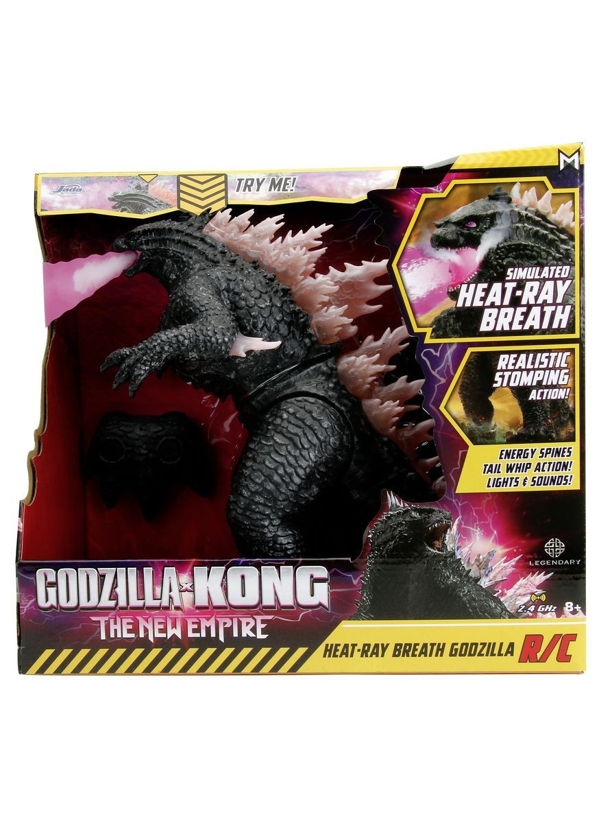 Игрушка на радиоуправлении Годзила Новая Империя, звук, пар, 63 см () Jada 253256005 (362003697)