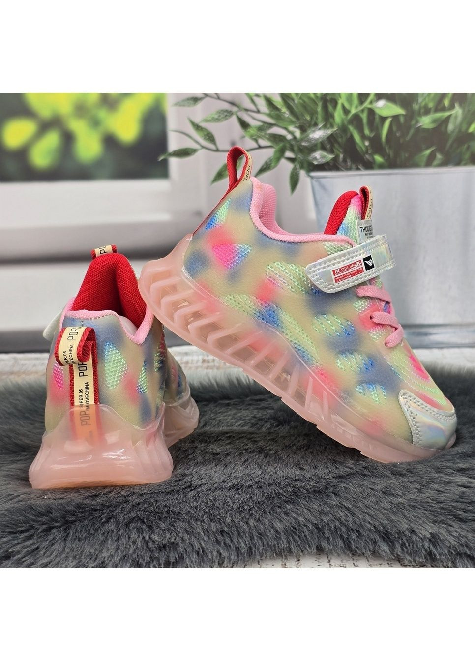 Красные демисезонные кроссовки детские для девочки Paliament