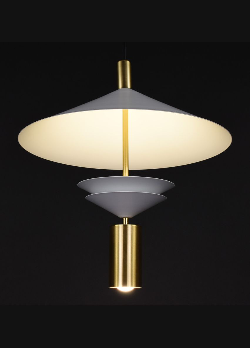 Люстра світлодіодна підвісна LED світильник для квартири на стелю лед 28035 Білий 50-140х40х40 см. Sunnysky (364759967)