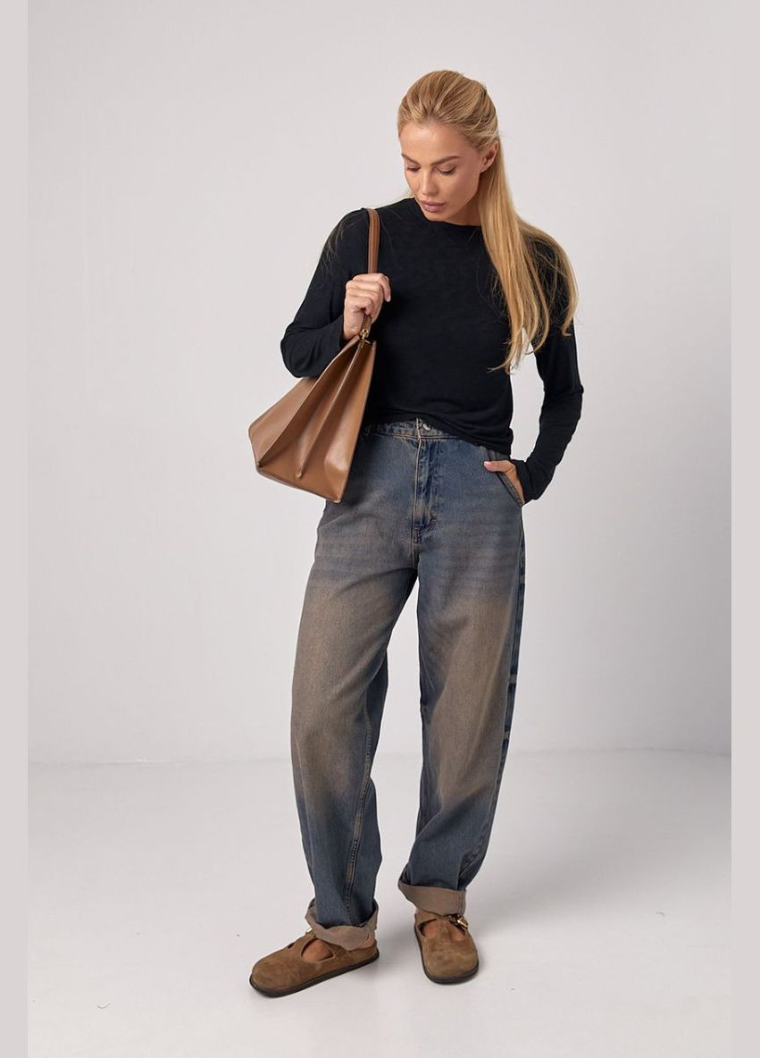 Жіноча трикотажна кофта з довгим рукавом 46500 Lurex (315810356)