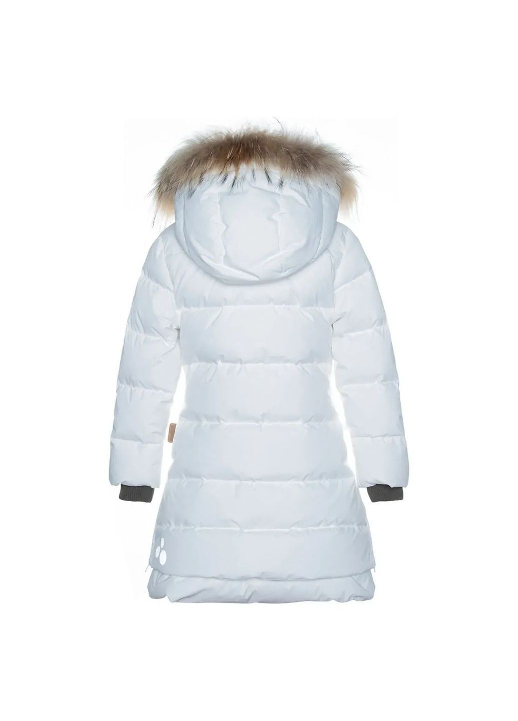Белая пальто-пуховик parish, р.128, белый () Huppa 12470055-00020-128
