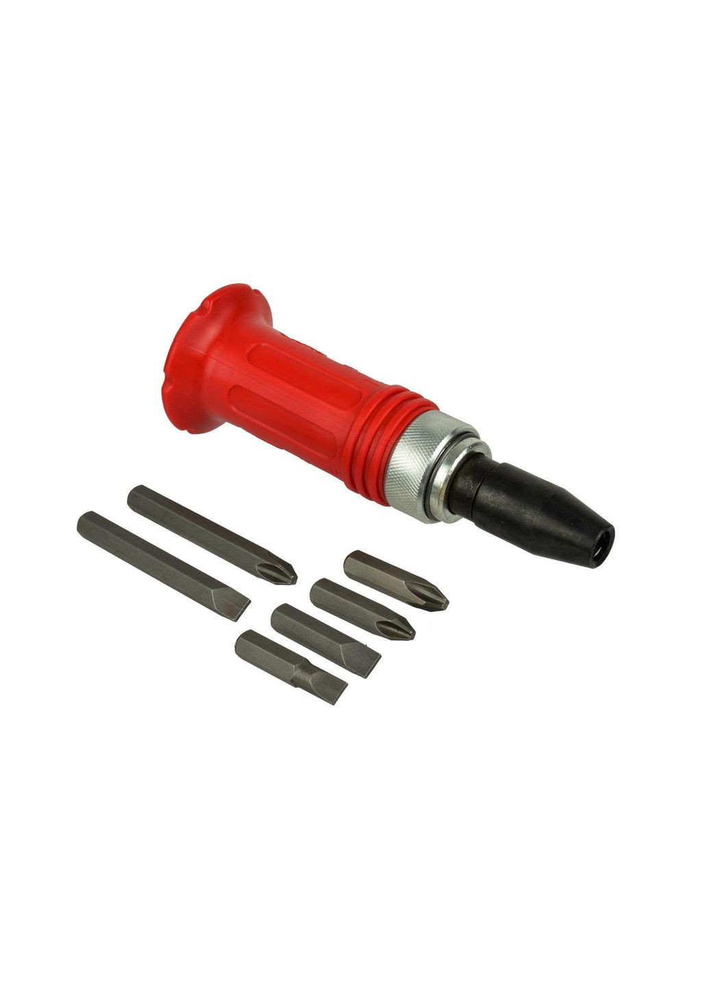 Отвертка ударно-поворотная "" с битами, комплект 7 штук Geko (313400032)