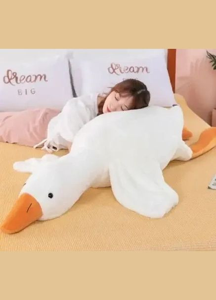 М'яка іграшка подушка плюшевий гусак 100 см, дитяча іграшка для дитини No Brand (303724708)