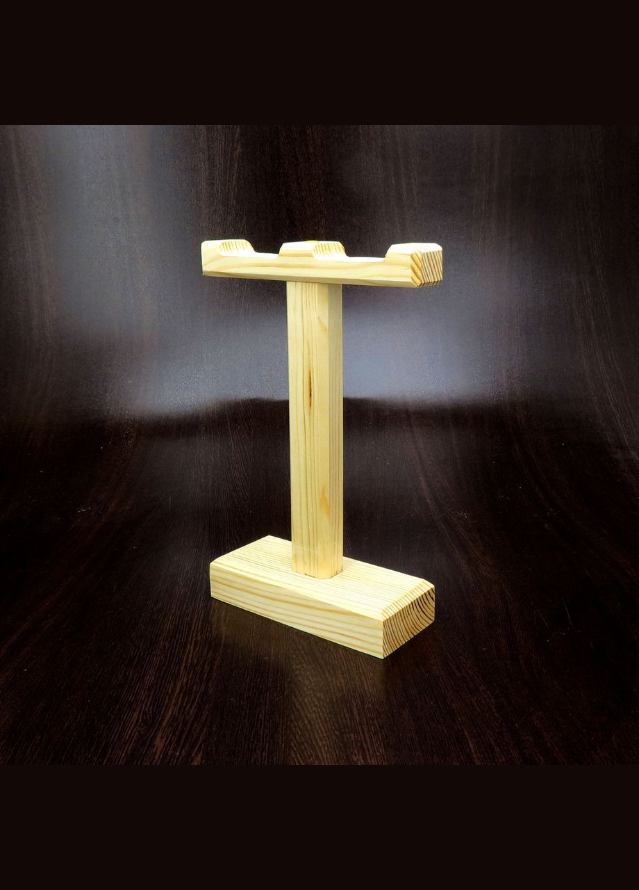 Стійка для навушників з дерева Телоніус ваніль (НУП-000702) No Brand (328415104)