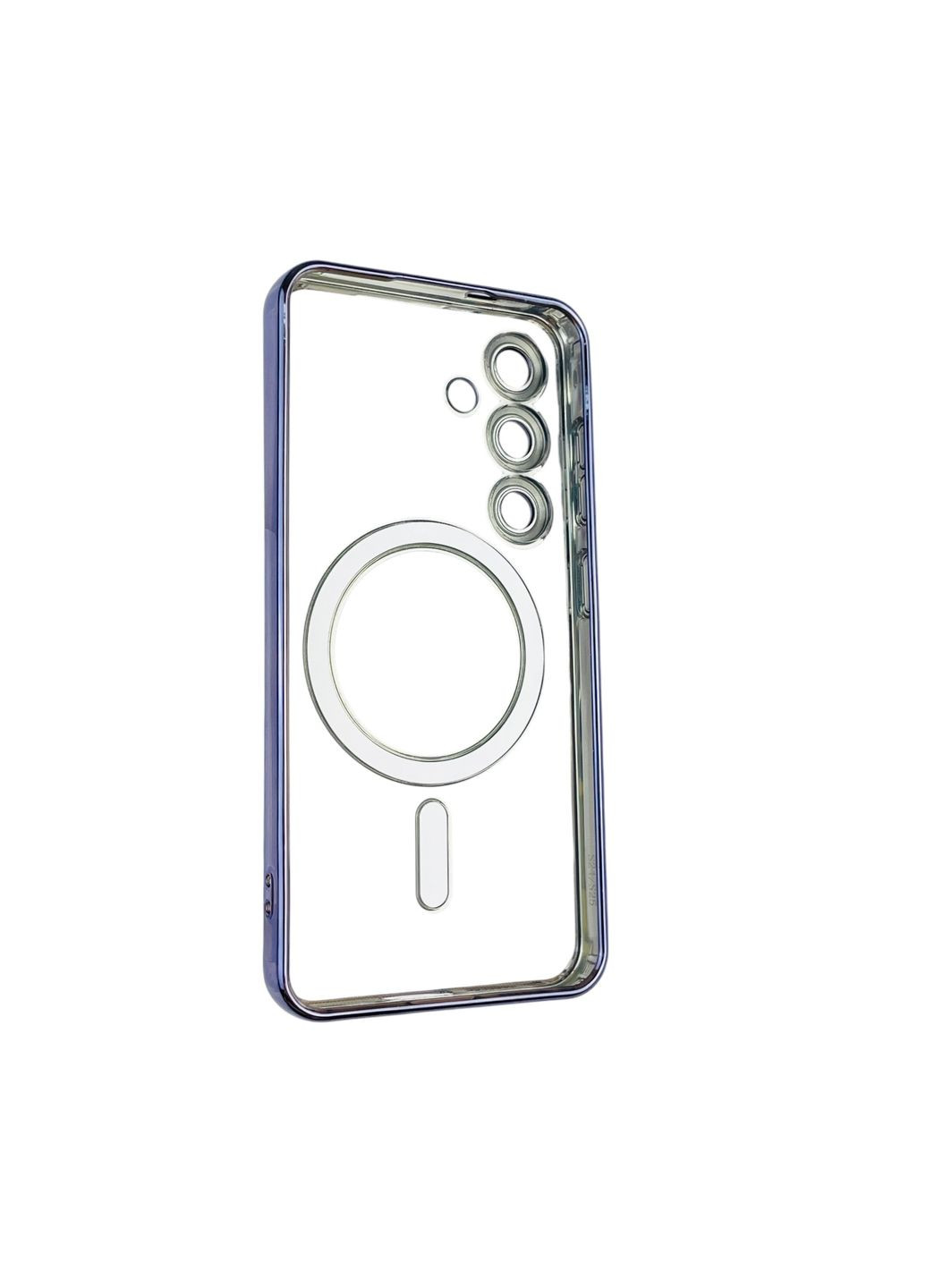 Чохол для Galaxy S25 (SM-S931B) з лінзами на камері з MagSafe на самсунг с25 бузковий Samsung (366387139)