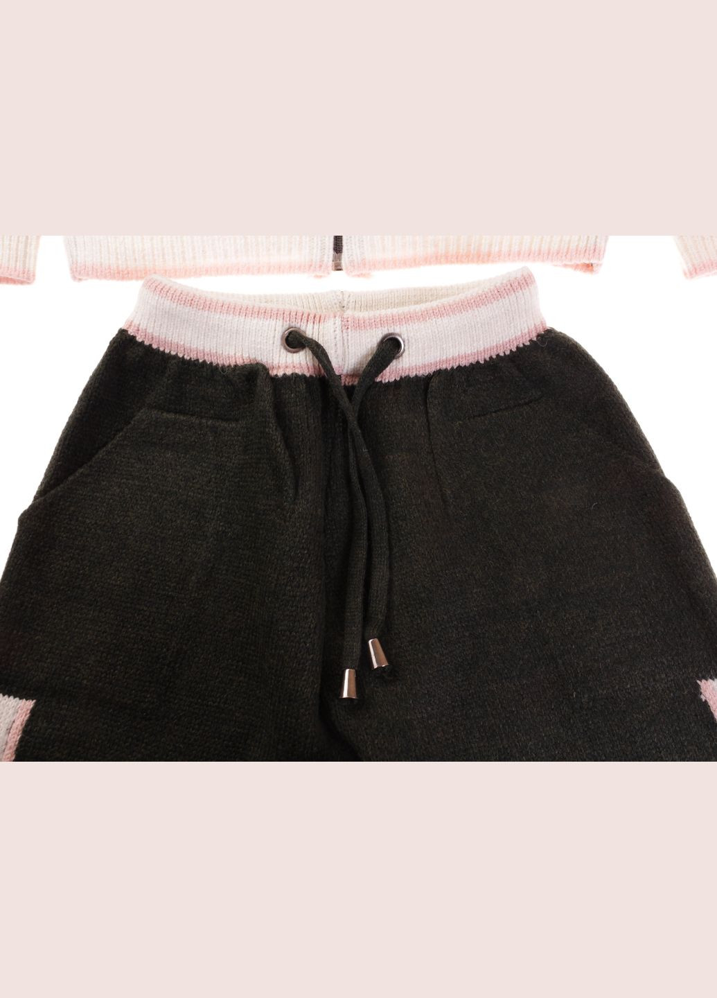 Зелений зимній кофта в`язана + брюки 3262 хакі Rain Life