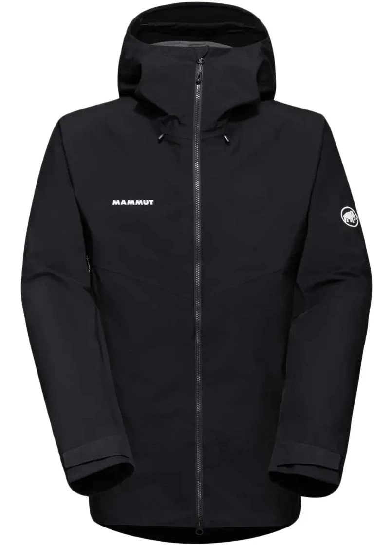Черная демисезонная куртка ammut crater iv hs hooded jacket black Mammut