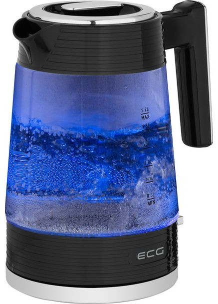 Електрочайник EСG RK 1750 Stripe 1.7 л чорний ECG (364107642)