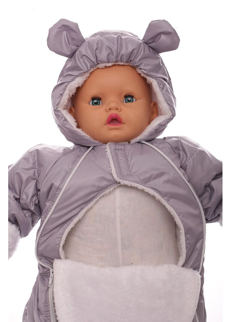 Чоловічок на траві зірочка сірий 74 см (44992) BABYKROHA (315340869)