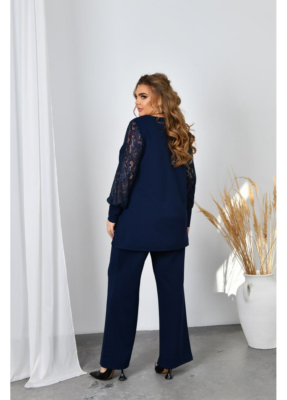 Костюм креп-стрейч,туніка А -подібного силуету,брюки прямі Україна (356077971)